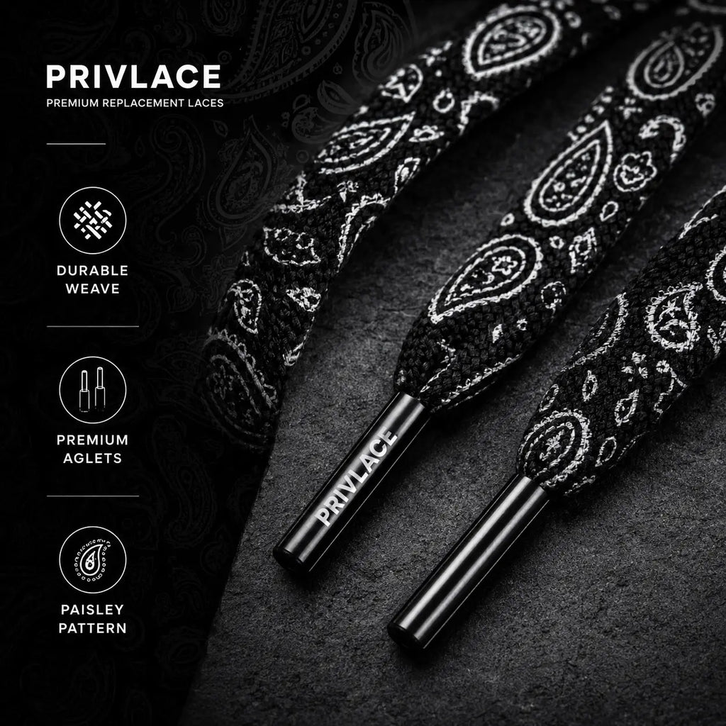 2 Paisley Shoelaces