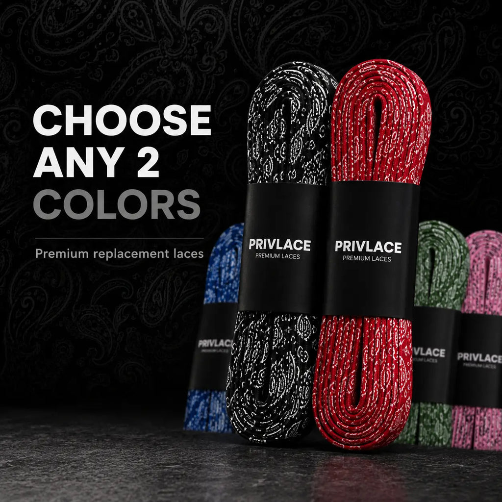 2 Paisley Shoelaces