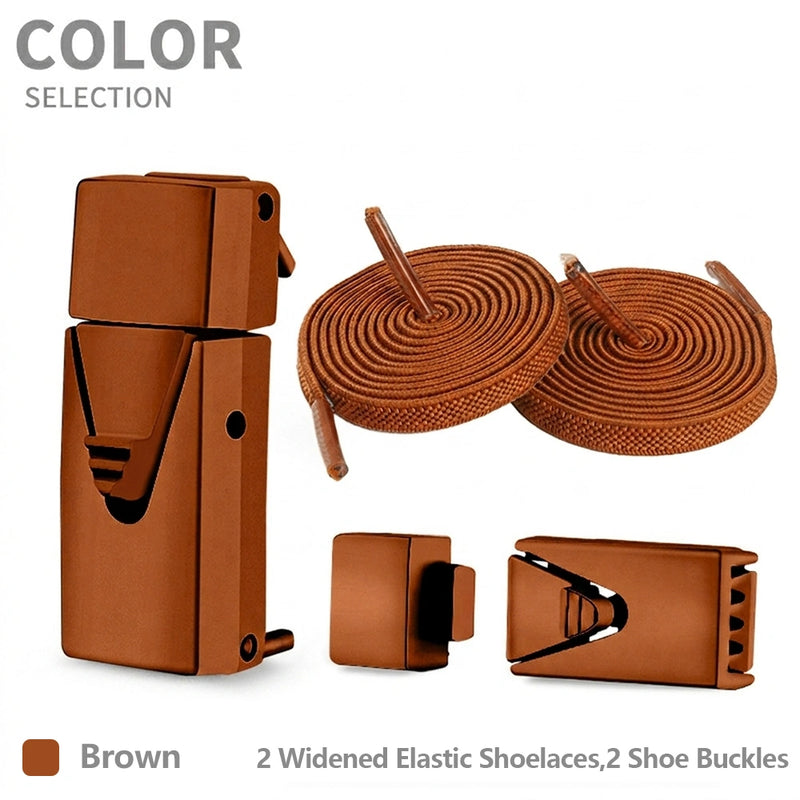 3 No Tie Shoelace Kit